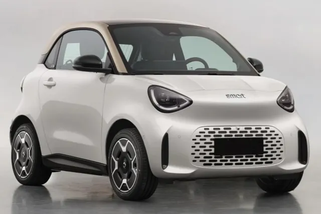 La Smart #2, citadine électrique biplace, vue de trois quarts avant