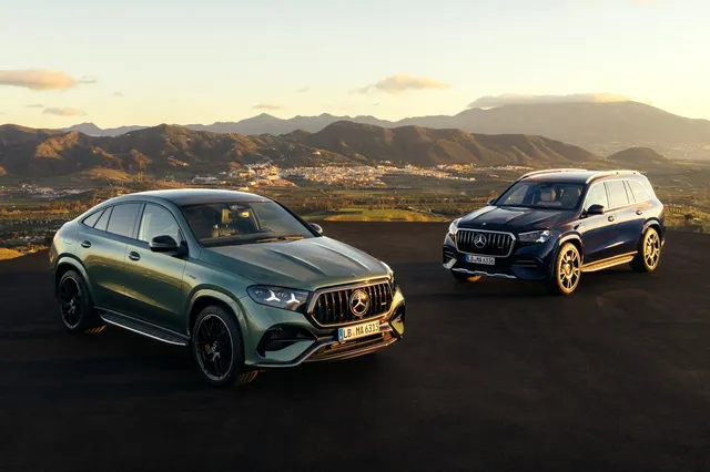 Mercedes-AMG GLE 63 S Coupé 2026 restylé, vue de trois quarts avant