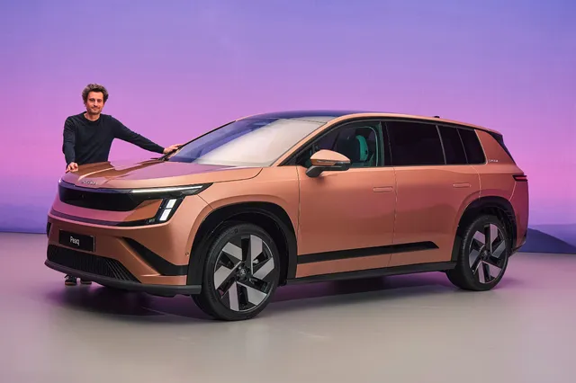 Le Škoda Peaq, grand SUV électrique 7 places, présenté en studio