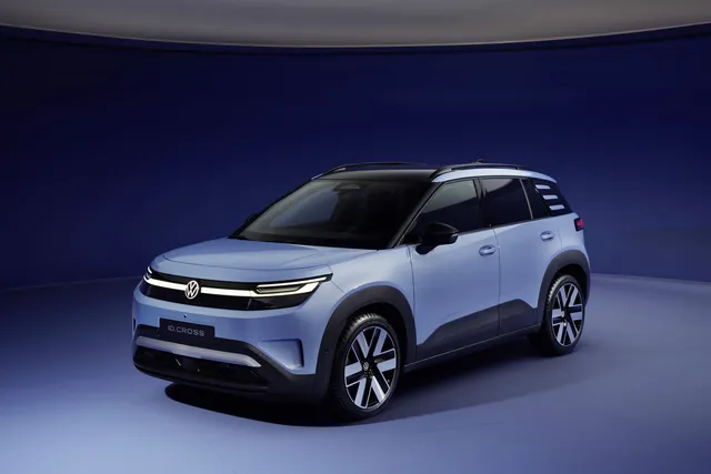 Volkswagen ID.Cross, petit SUV électrique, vue 3/4 avant