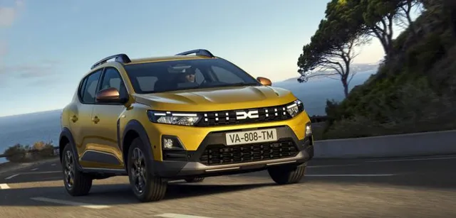 Dacia Sandero Stepway restylée 2026, face avant avec nouvelle signature lumineuse
